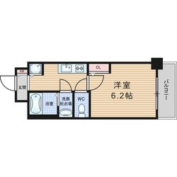 グラマシー心斎橋東（旧ユーカ心斎橋東）の物件間取画像